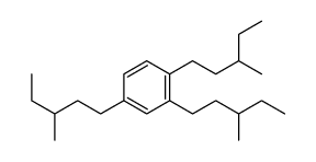 1,2,4-tris(3-methylpentyl)benzene Structure