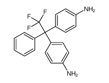 4-[1-(4-aminophenyl)-2,2,2-trifluoro-1-phenylethyl]aniline结构式