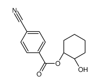 [(1R,2S)-2-hydroxycyclohexyl] 4-cyanobenzoate结构式