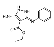 ethyl 5-amino-3-anilino-1H-pyrazole-4-carboxylate Structure