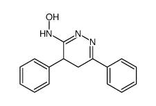 N-(4,6-diphenyl-4,5-dihydropyridazin-3-yl)hydroxylamine结构式