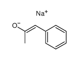 Phenylaceton-Na-enolat Structure