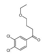 1-(3,4-dichlorophenyl)-4-ethoxybutan-1-one Structure
