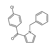 (1-benzylpyrrol-2-yl)-(4-chlorophenyl)methanone结构式