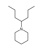 N-4-Heptylpiperidine Structure