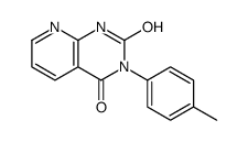 3-(4-methylphenyl)-1H-pyrido[2,3-d]pyrimidine-2,4-dione结构式
