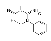 1-(2-chlorophenyl)-2-methyl-2H-1,3,5-triazine-4,6-diamine结构式