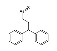 3,3-diphenylpropyl(sulfanylidene)-λ5-arsane结构式