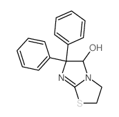 Imidazo[2,1-b]thiazol-5-ol,2,3,5,6-tetrahydro-6,6-diphenyl- Structure