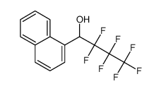 2,2,3,3,4,4,4-heptafluoro-1-(naphthalen-1-yl)butan-1-ol Structure