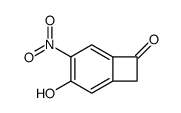 3-hydroxy-4-nitrobicyclo[4.2.0]octa-1,3,5-trien-7-one Structure