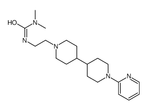 1,1-dimethyl-3-[2-[4-(1-pyridin-2-ylpiperidin-4-yl)piperidin-1-yl]ethyl]urea Structure