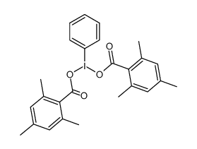 phenyl-l3-iodanediyl bis(2,4,6-trimethylbenzoate)结构式
