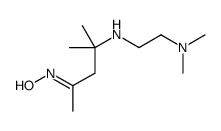 N-[4-[2-(dimethylamino)ethylamino]-4-methylpentan-2-ylidene]hydroxylamine结构式