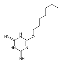 6-heptoxy-1,3,5-triazine-2,4-diamine结构式