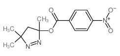 (3,5,5-trimethyl-4H-pyrazol-3-yl) 4-nitrobenzoate结构式