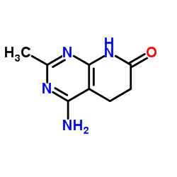 4-Amino-2-methyl-5,6-dihydropyrido[2,3-d]pyrimidin-7(1H)-one Structure