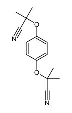 2-[4-(2-cyanopropan-2-yloxy)phenoxy]-2-methylpropanenitrile结构式