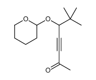 6,6-dimethyl-5-(oxan-2-yloxy)hept-3-yn-2-one Structure