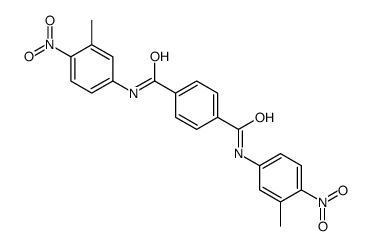 1-N,4-N-bis(3-methyl-4-nitrophenyl)benzene-1,4-dicarboxamide Structure