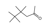 4,4,5,5-tetramethyl-hexan-2-one结构式