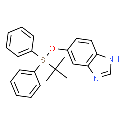 5-{[(1,1-dimethylethyl)(diphenyl)silyl]oxy}-1H-benzimidazole Structure