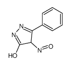 4-nitroso-3-phenyl-1,4-dihydropyrazol-5-one Structure