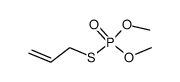 S-allyl O,O-dimethyl phosphorothioate结构式