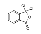 1,1-dichloro-1λ4-benz[c][1,2]oxathiol-3-one结构式