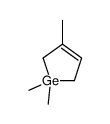 1,1,3-trimethyl-2,5-dihydrogermole结构式