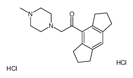 1-(1,2,3,5,6,7-hexahydro-s-indacen-4-yl)-2-(4-methylpiperazin-1-yl)ethanone,dihydrochloride Structure