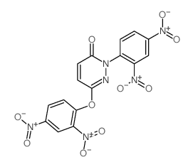 6-(2,4-Bis(hydroxy(oxido)amino)phenoxy)-2-(2,4-bis(hydroxy(oxido)amino)phenyl)-3(2H)-pyridazinone structure