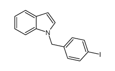 1-(4-iodobenzyl)-1H-indole结构式