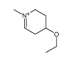 4-ethoxy-1-methyl-2,3,4,5-tetrahydropyridin-1-ium结构式