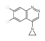 4-(1-Aziridinyl)-6,7-dichlorocinnoline Structure