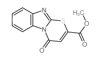 methyl 4-oxo-[1,3]thiazino[3,2-a]benzimidazole-2-carboxylate结构式