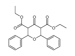 2,6-Diphenyl-4-oxo-cyclohexan-3,5-dicarbonsaeurediethylester Structure