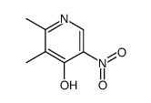 2,3-dimethyl-4-hydroxy-5-nitropyridine结构式