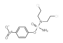 Phosphorodiamidic acid,N,N-bis(2-chloroethyl)-, 4-nitrophenyl ester Structure