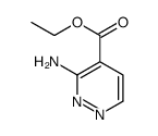 3-氨基哒嗪-4-甲酸乙酯结构式