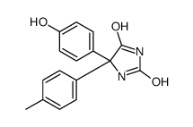 4-(p-hydroxyphenyl)-4-(p-tolyl)perhydroimidazole-2,5-dione结构式