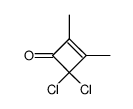 2-Cyclobuten-1-one,4,4-dichloro-2,3-dimethyl- Structure