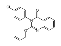 3-(4-chlorophenyl)-2-prop-2-enoxyquinazolin-4-one Structure