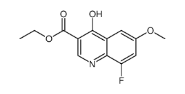 ethyl 8-fluoro-4-hydroxy-6-methoxyquinoline-3-carboxylate Structure