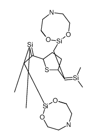 1,1'-[2,5-Thiophenediylbis[(dimethylsilylene)-2,1-ethanediyl]]bis[2,8,9-trioxa-5-aza-1-silabicyclo[3.3.3]undecane] Structure