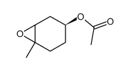 (4S)-1-methyl-4-acetoxycyclohexane 1,2-oxide结构式