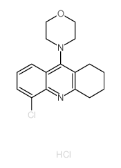 Acridine,5-chloro-1,2,3,4-tetrahydro-9-(4-morpholinyl)-, hydrochloride (1:1) picture