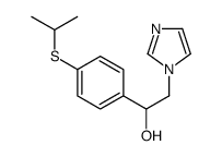 2-imidazol-1-yl-1-(4-propan-2-ylsulfanylphenyl)ethanol结构式