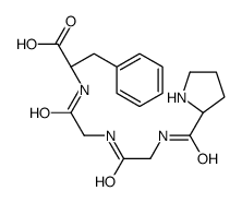 (2S)-3-phenyl-2-[[2-[[2-[[(2S)-pyrrolidine-2-carbonyl]amino]acetyl]amino]acetyl]amino]propanoic acid结构式