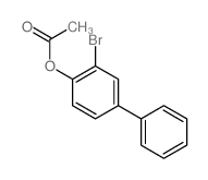 [1,1'-Biphenyl]-4-ol,3-bromo-, 4-acetate结构式